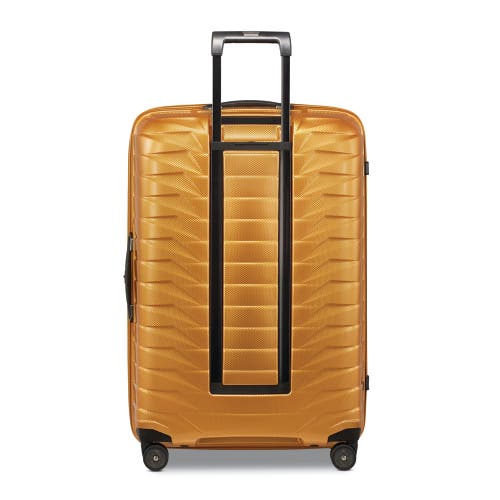 Samsonite Proxis Large Hardside Tsa Friendly Spinner In Honey Gold