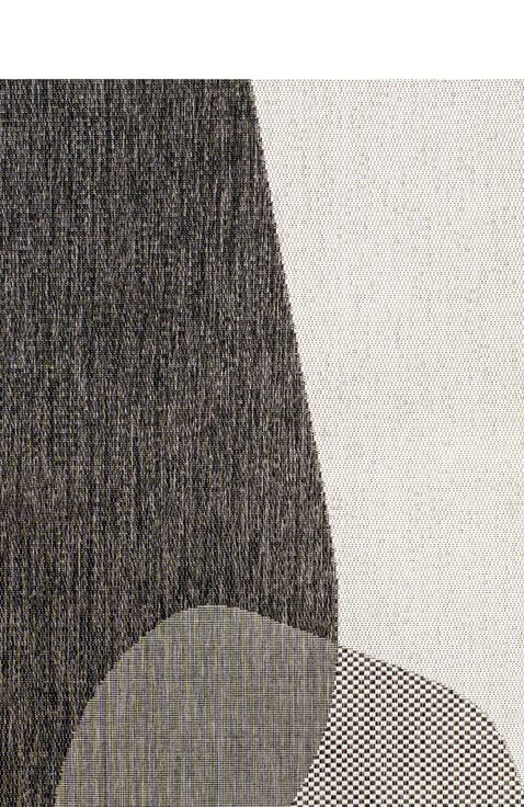 Zia Modern Geometric Organic Shapes Indoor/Outdoor Area Rug