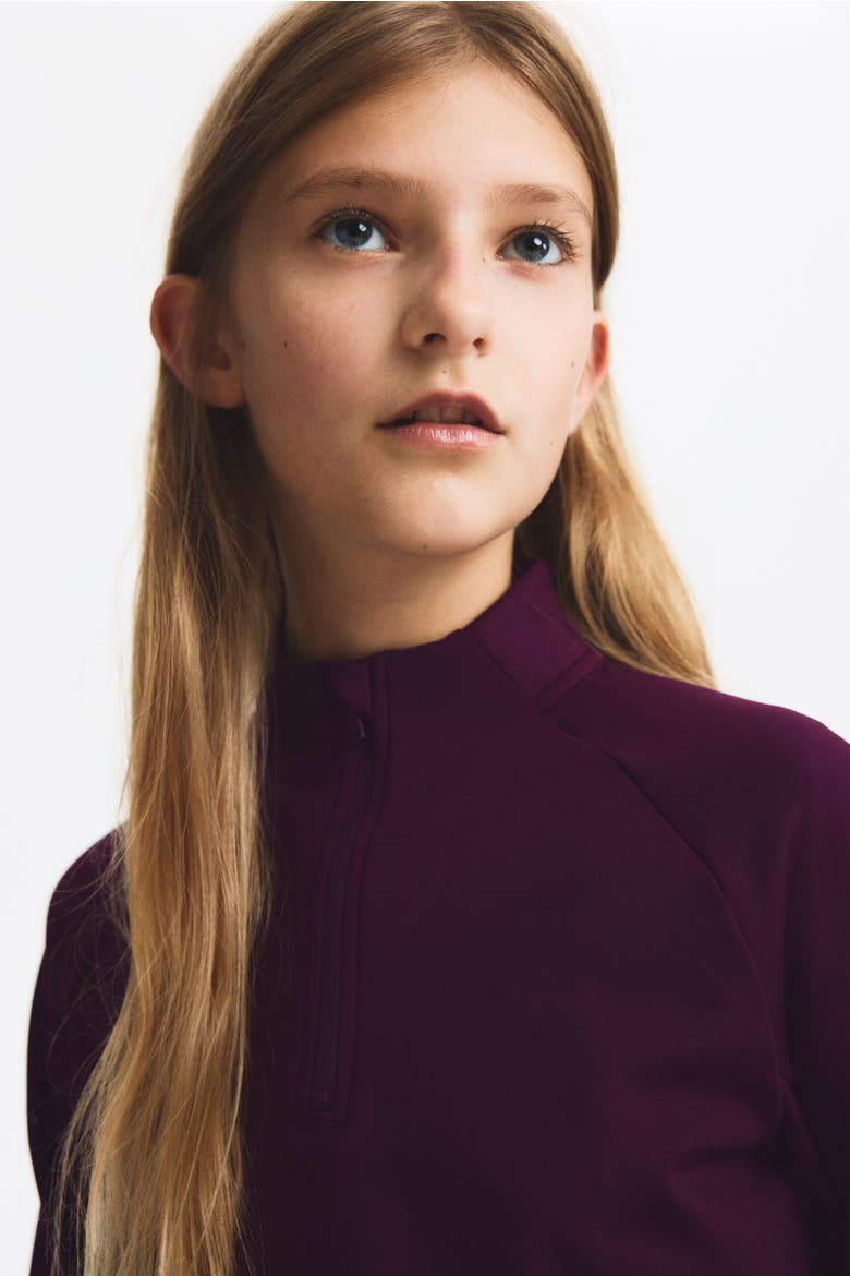 Warm Mid-Layer Soccer Jersey With Thermomove, Alternate, color, Lilac plum