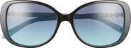 Tiffany & Co. 55mm Gradient Butterfly Sunglasses