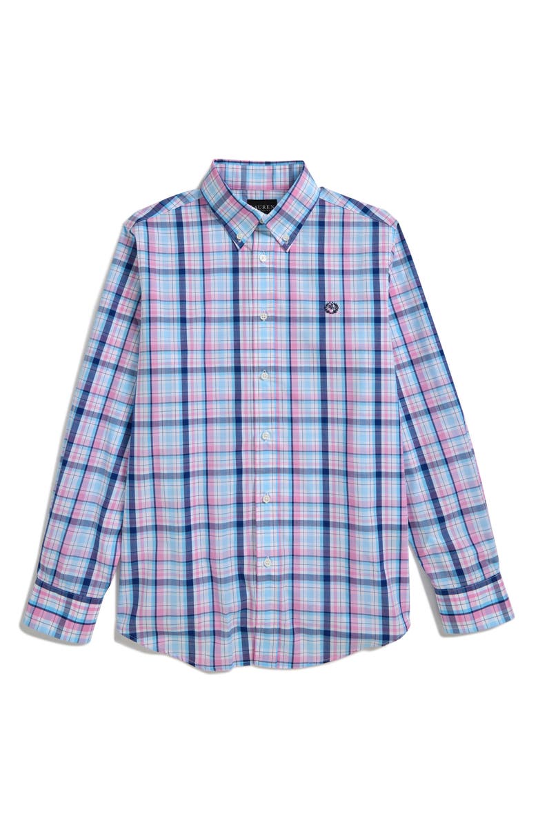 Lauren Ralph Lauren Kids' Plaid Dress Shirt, Main, color, 