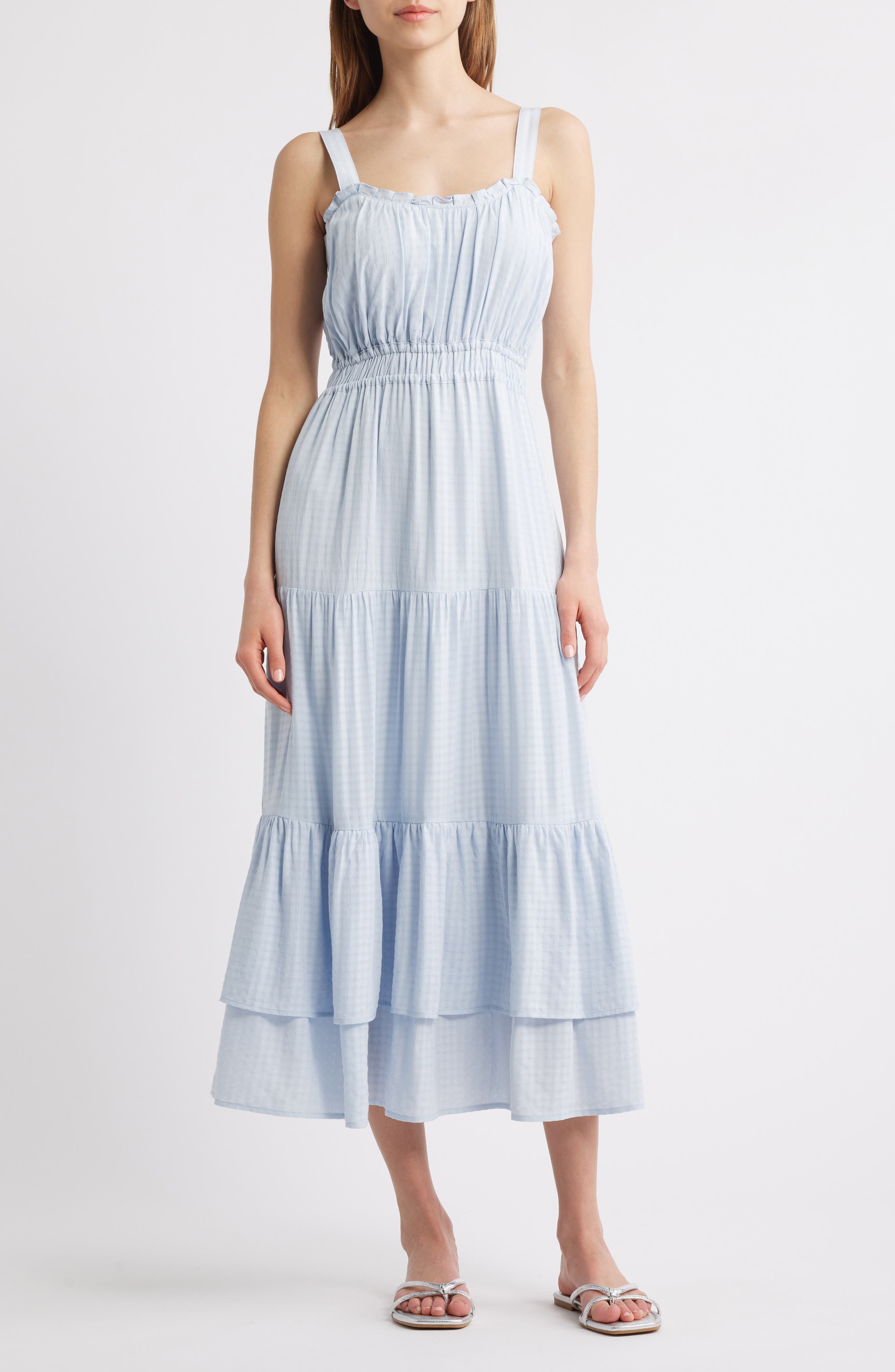 PAIGE Persimmon Sleeveless Maxi Dress