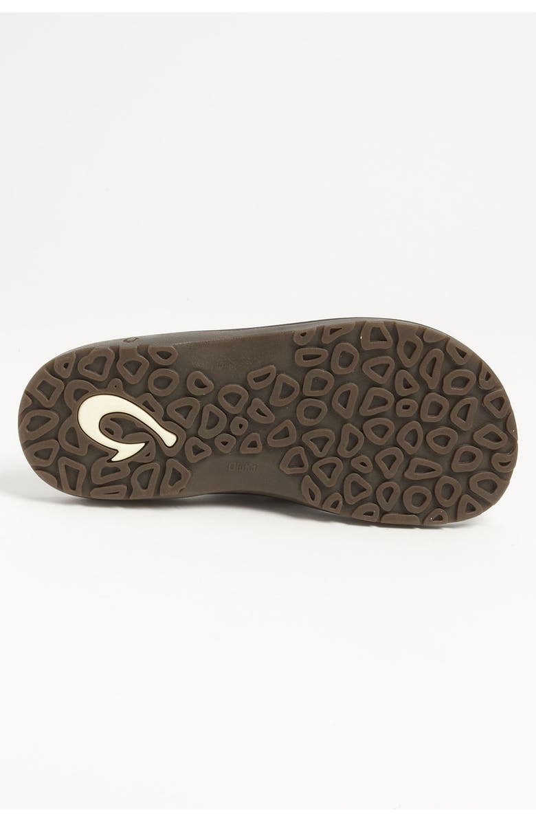 OluKai 'Kia'i II' Flip Flop, Alternate, color, Black/ Black