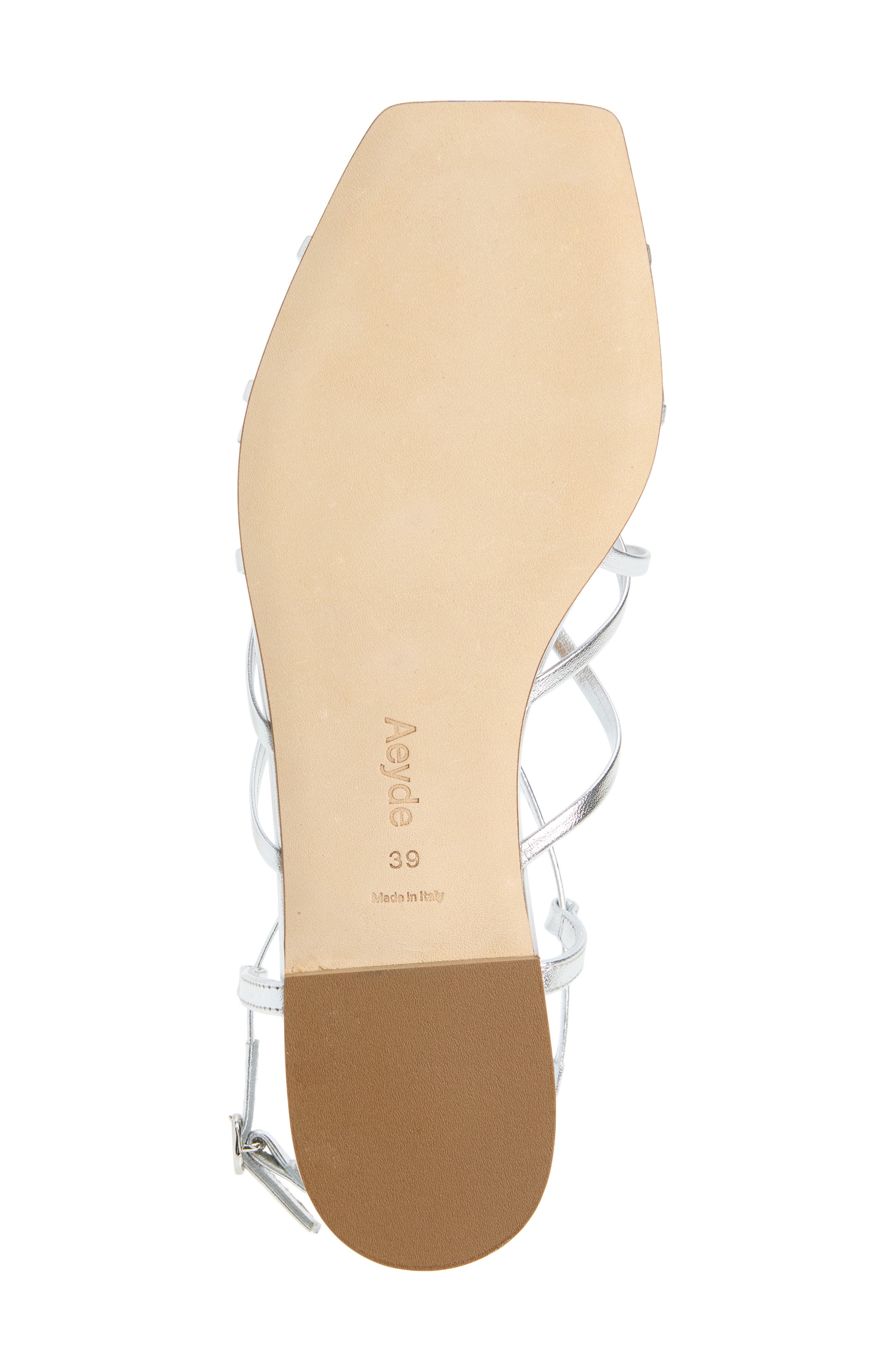 Anisa Sandal, Alternate, color, SILVER