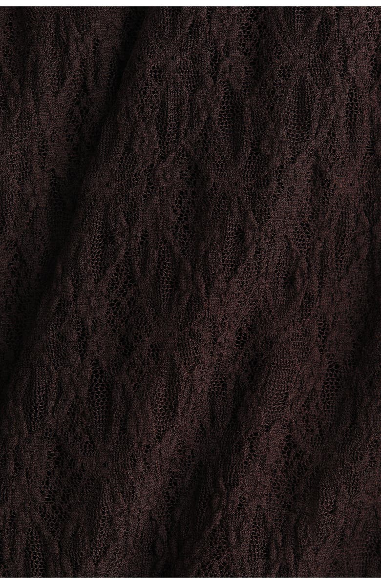 H&M Lace Maxi Dress, Alternate, color, Dark Brown