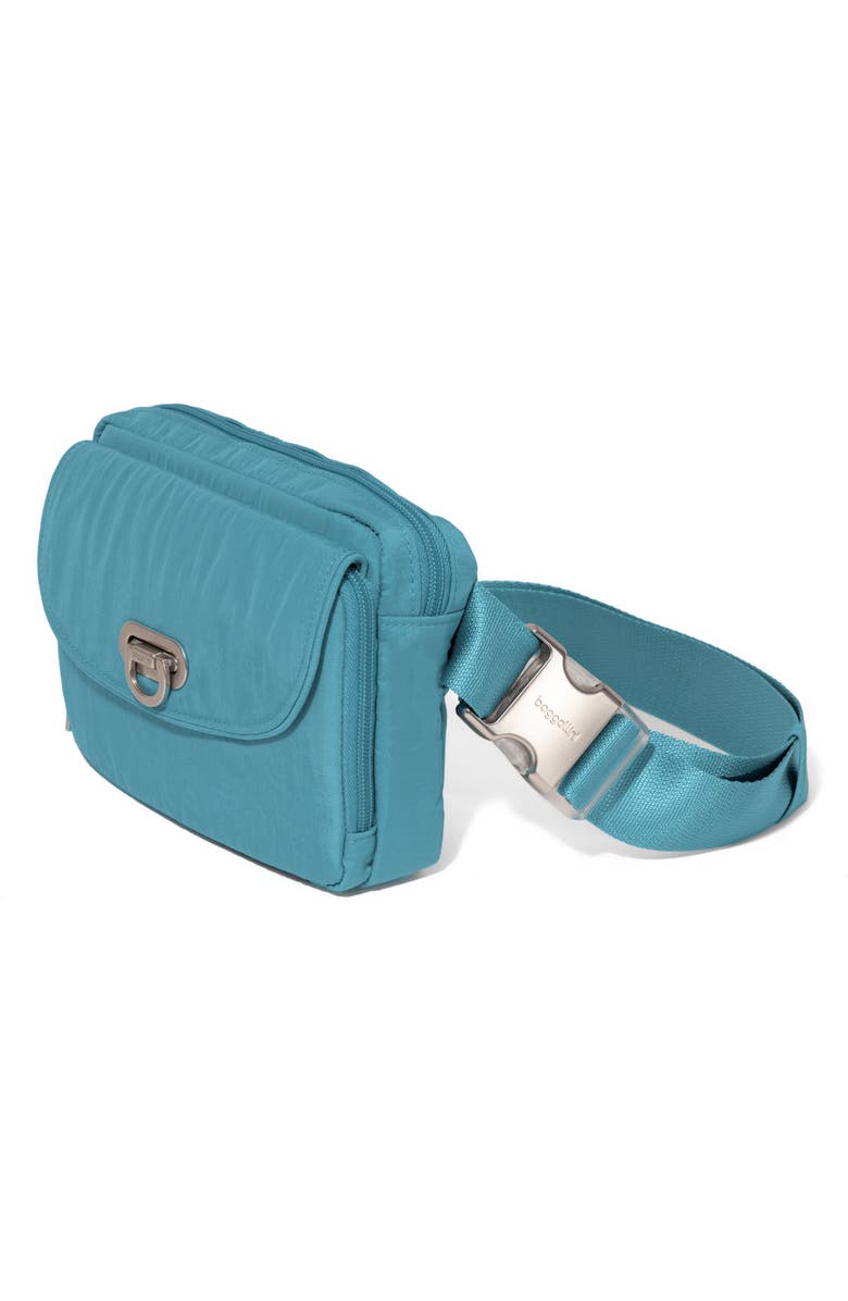 BAGGALLINI Coastal Flip Lock Sling Bag, Alternate, color, Seaside Blue
