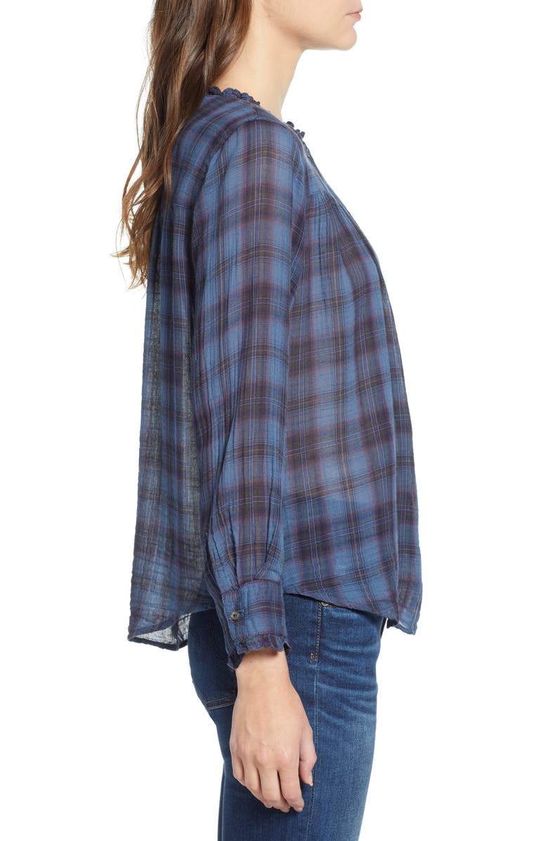 Velvet by Graham & Spencer Plaid Blouse, Alternate, color, 