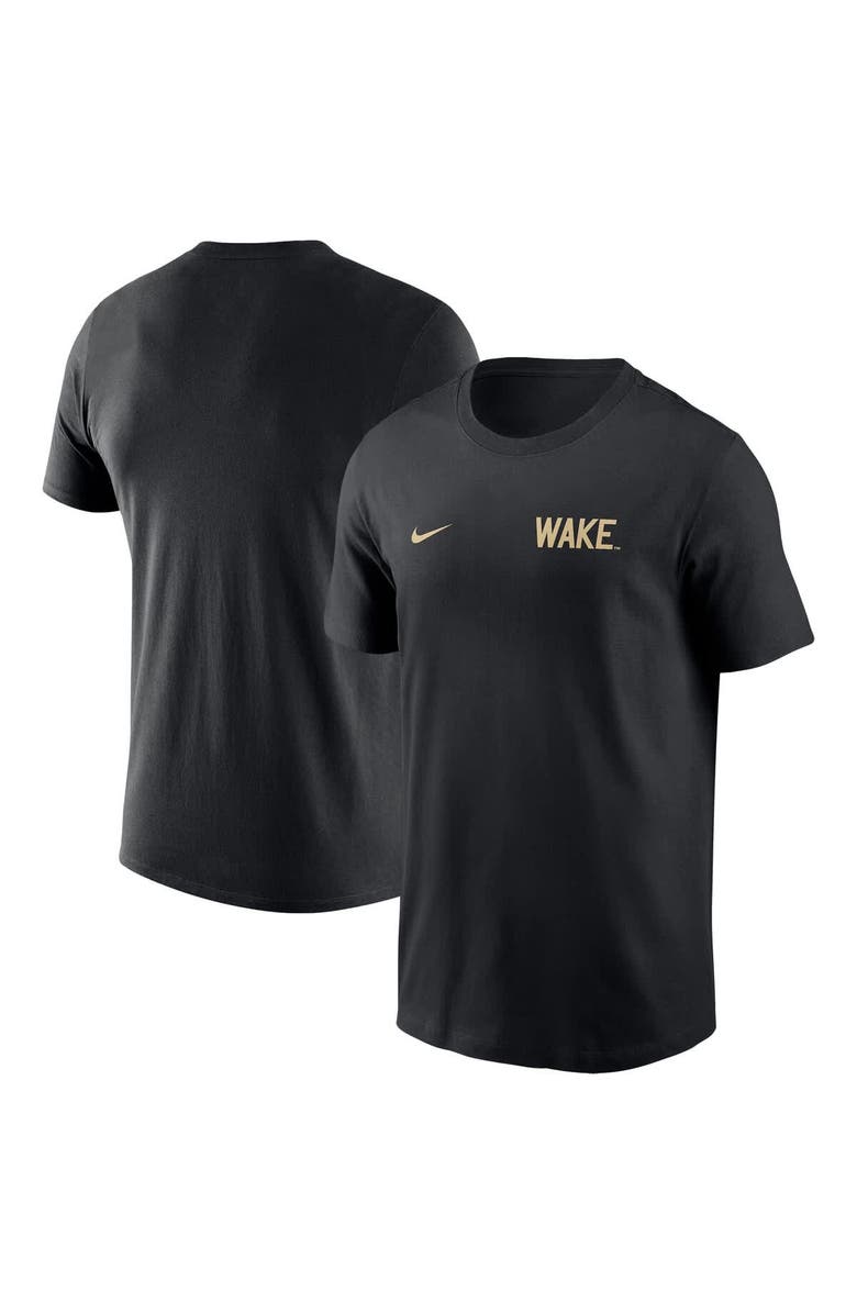 Nike Men's Nike Black Wake Forest Demon Deacons 2025 Sideline Legend Performance T-Shirt, Main, color, 