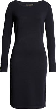ST. JOHN Santiago Knit Long Sleeve Sweater Dress