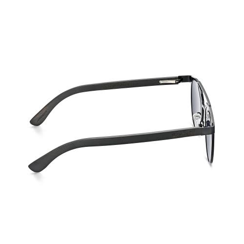Earth Wood Reine Polarized Sunglasses In Gray