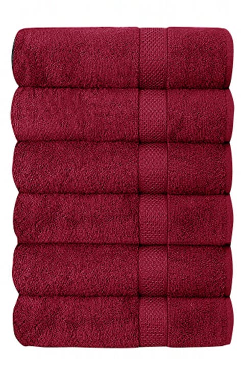 Set of 6 Plush Towels