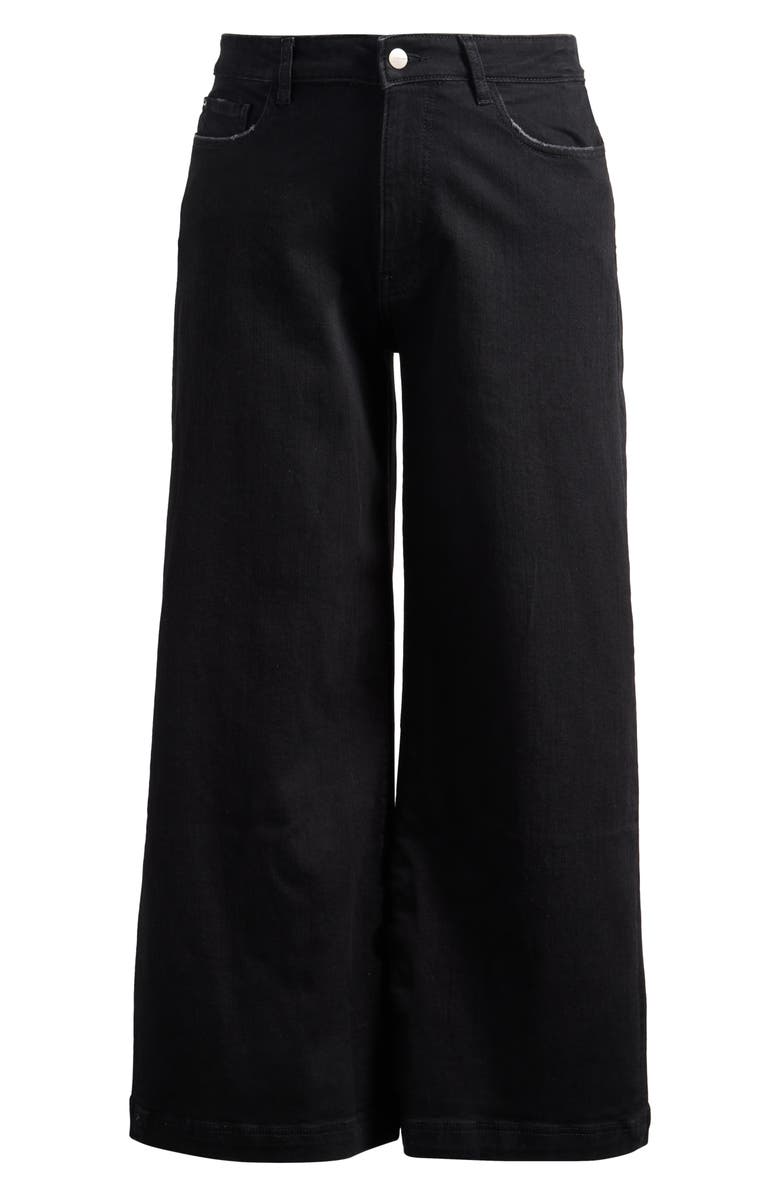 WARP+WEFT NCE High Waist Wide Leg Jeans, Alternate, color, Inkwell