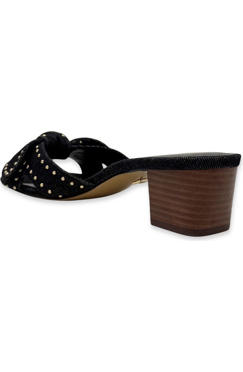 SHUSHOP Guinivere Studded Slide Sandal, Alternate, color, Black Denim