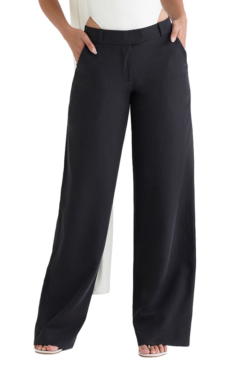 HOUSE OF CB Cameron Relaxed Tailored Trousers, Main, color, 