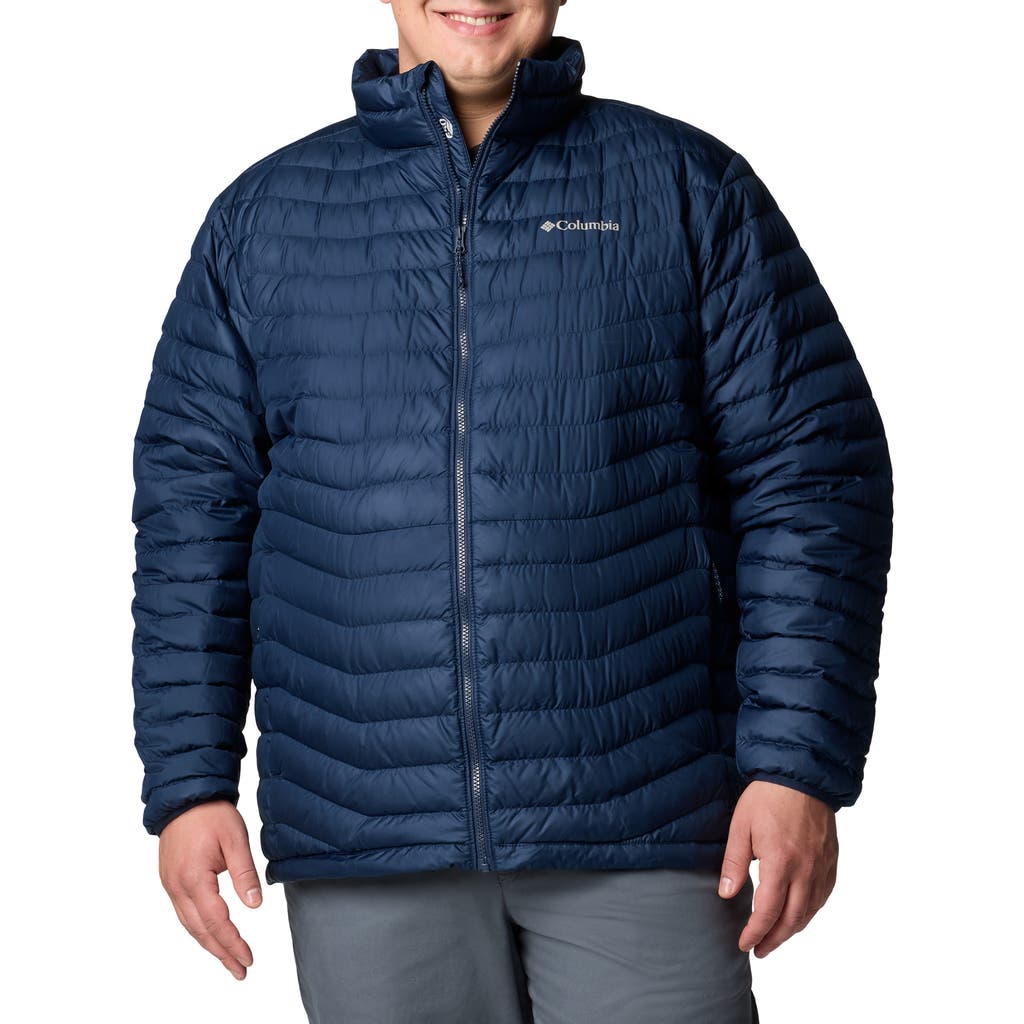 Columbia Westridge Down Jacket In Collegiate Navy