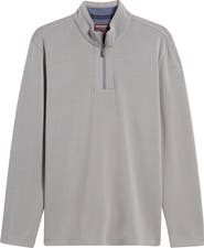 Johnston & Murphy Vintage Wash Quarter Zip Top