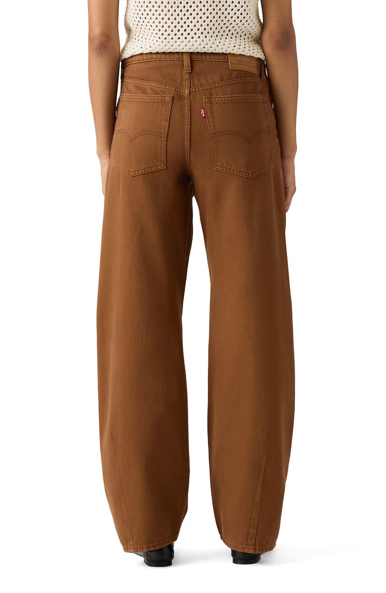 Levi's Baggy Dad Barrel Leg Jeans, Alternate, color, Washed Bison Gd
