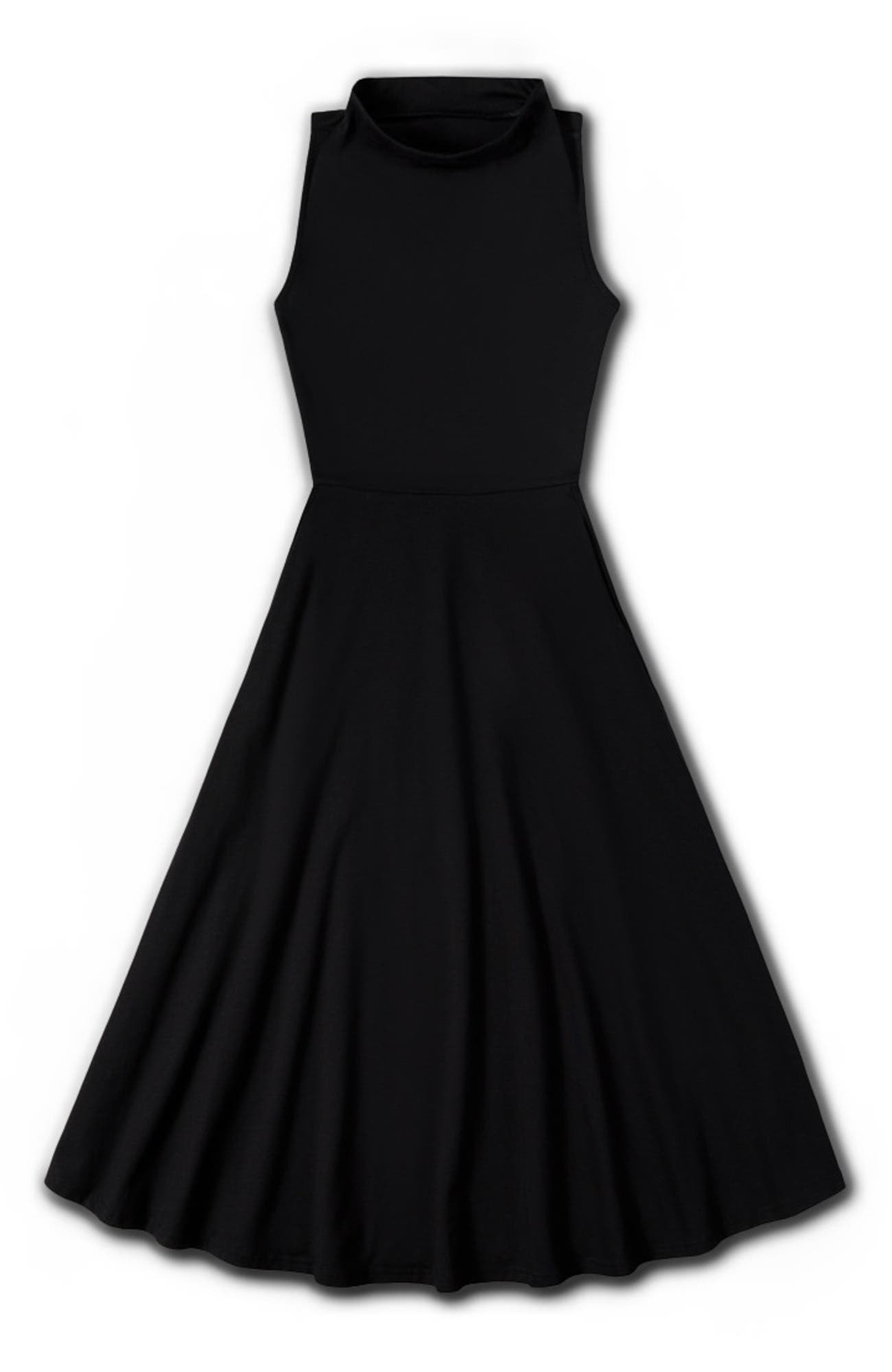 donna morgan fit & flare dress Pact Women's Fit & Flare Cowl Neck Dress