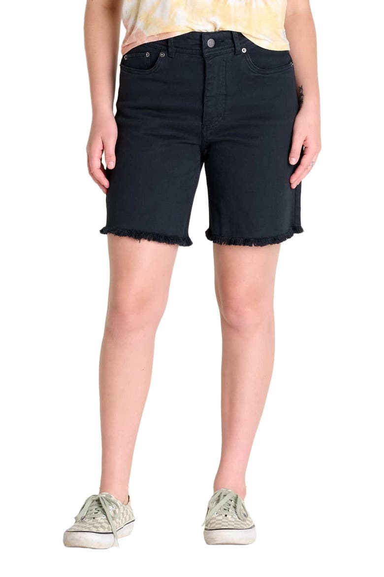 Women's Balsam Cutoff Short, Main, color, Washed Black