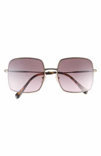 Miu Miu 56mm Gradient Rectangular Sunglasses