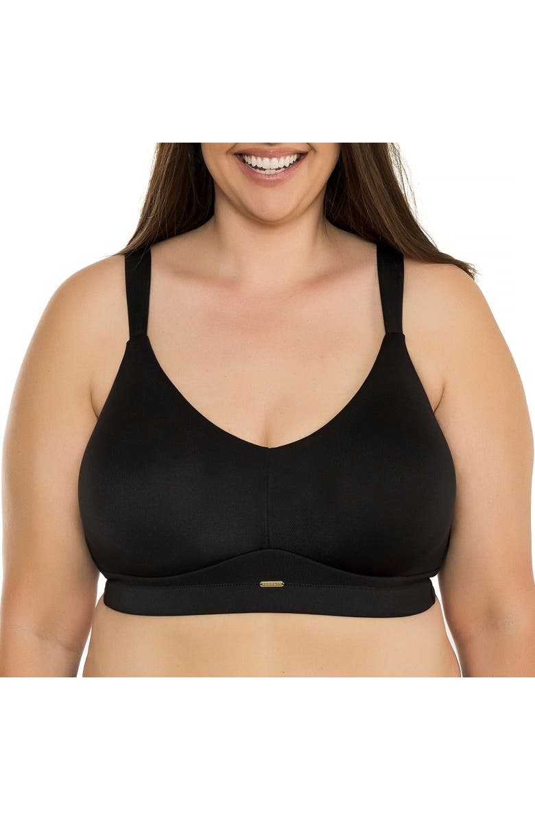 Parfait Holly Wire-Free Seamless Bra, Alternate, color, Black