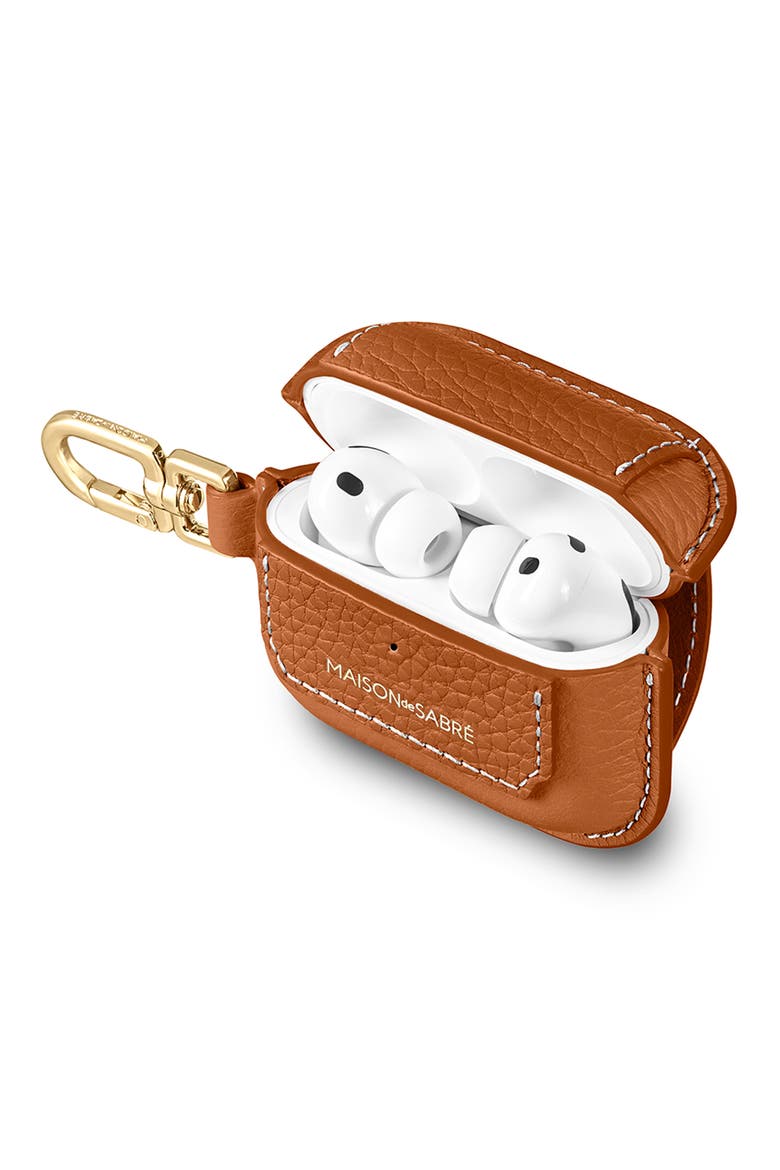 The AirPods Pro 3 Case Charm, Alternate, color, Pecan Brown