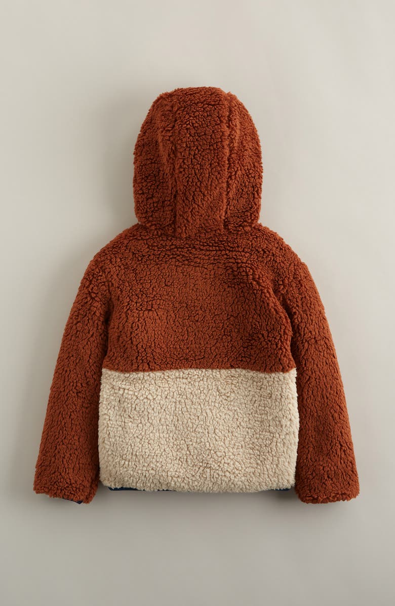 Tucker + Tate Kids' Faux Fur Hooded Jacket, Alternate, color, Brown Shell- Beige