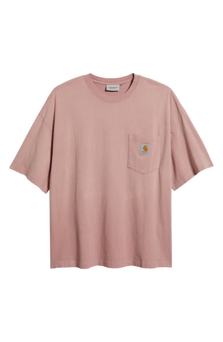 Carhartt Work In Progress Hudson Pocket T-Shirt, Alternate, color, Daphne (Chalk Wash)