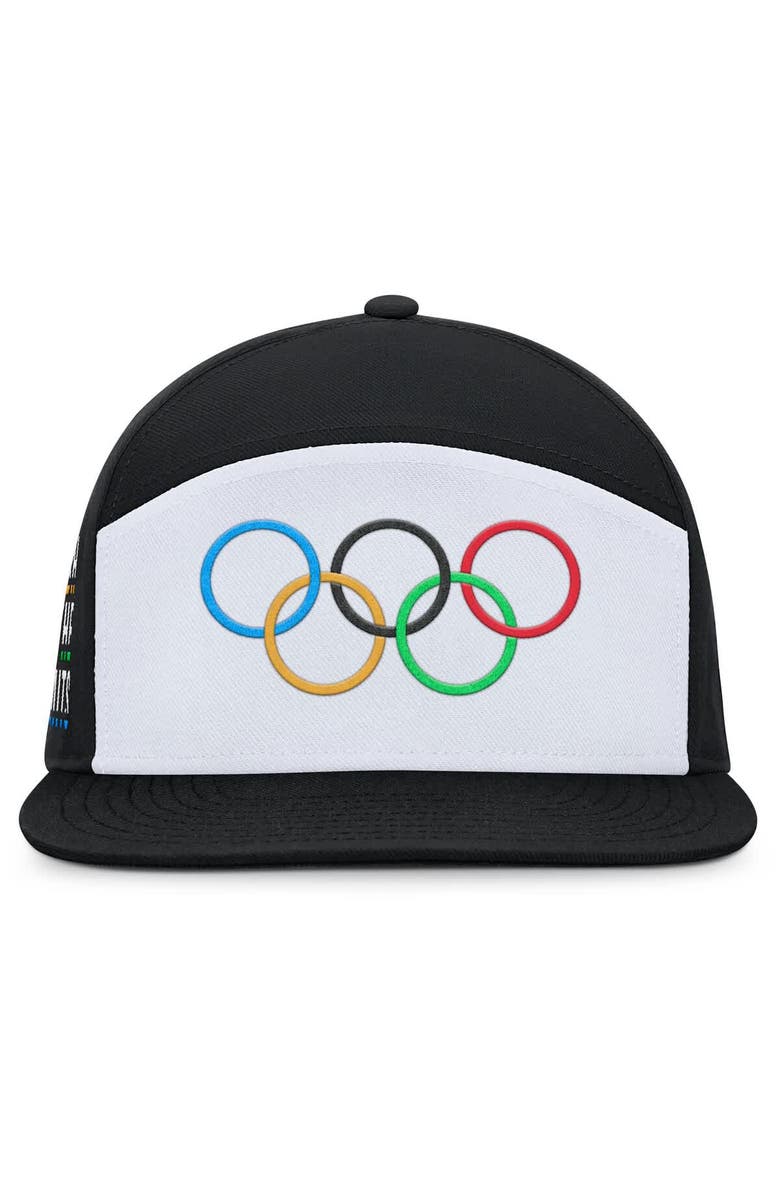 FANATICS Men's Fanatics Black/White Olympic Games Ceremony Adjustable Hat, Alternate, color, Black