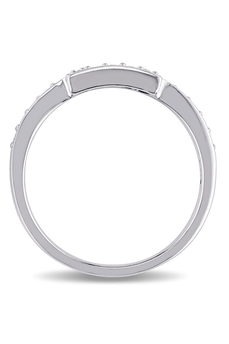 1/4 CTW Diamond Wedding Band 14k, Alternate, color, 14k White Gold