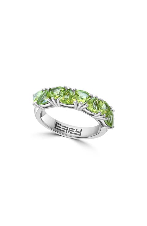 Sterling Silver Peridot Ring