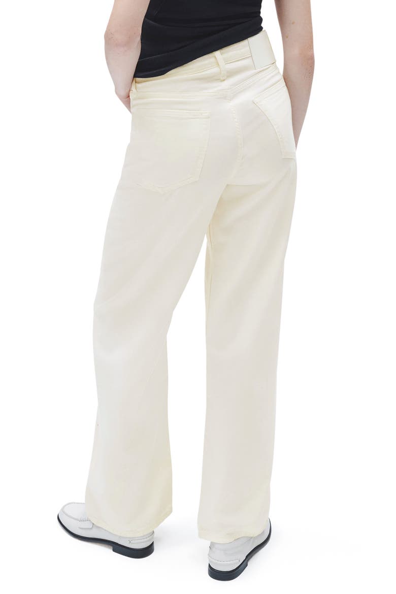 Featherweight Logan Wide Leg Jeans, Alternate, color, ECRU