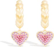 Campbell + Charlotte Juju Heart Charm Huggie