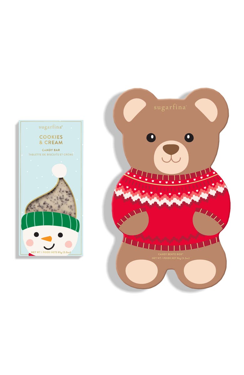 sugarfina Love You Bear-Y Much Candy Bento Box & Candy Bar Bundle, Main, color,