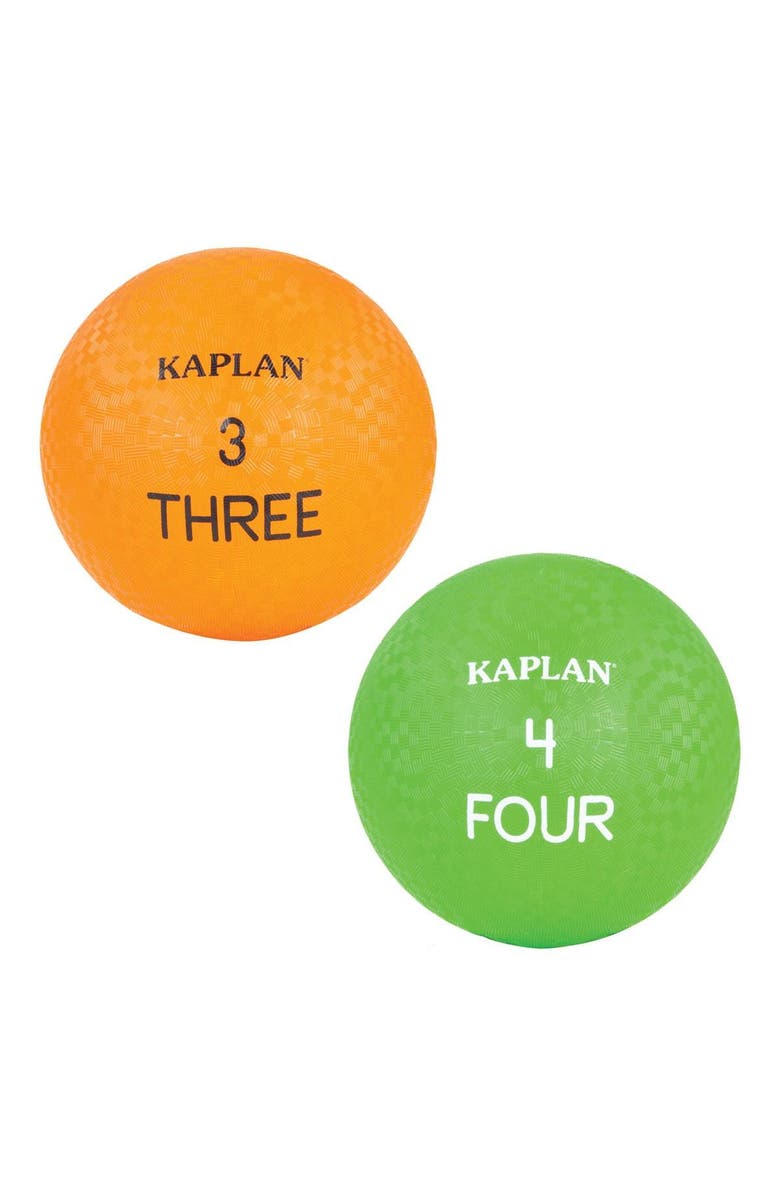 Kaplan Early Learning Company Colored Playground Balls - Set of 6, Alternate, color, Multicolored