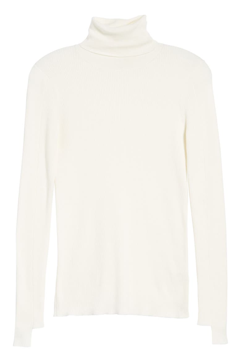 x Something Navy Turtleneck Sweater, Alternate, color, IVORY