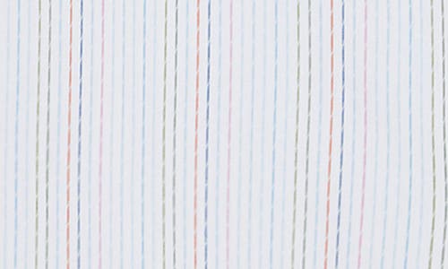 Paul Smith Mens Long Sleeve Regular Fit Striped Shirt In White