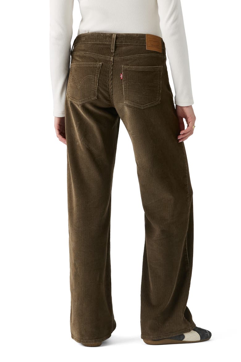 Low Loose Jeans, Alternate, color, CANTEEN