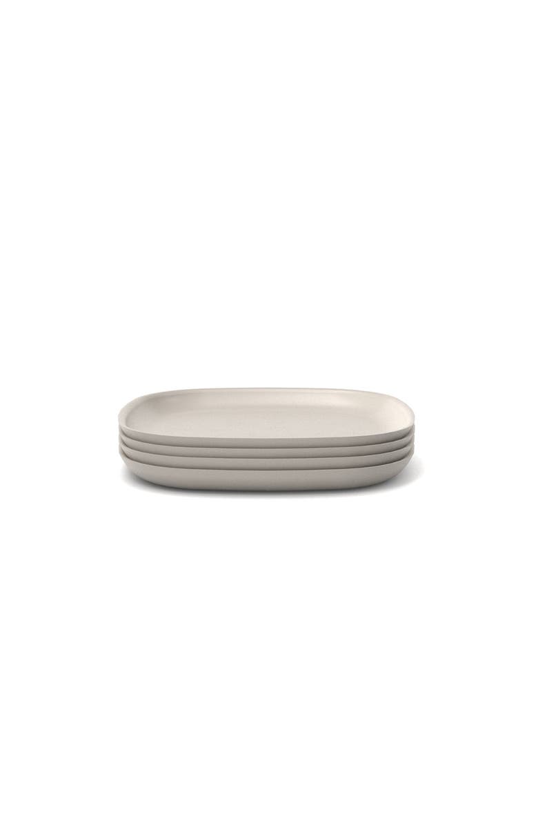 EKOBO Square Medium Plate, Main, color, Stone