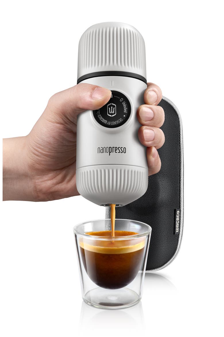 Nanopresso Portable Espresso Maker, Alternate, color, CHILL WHITE