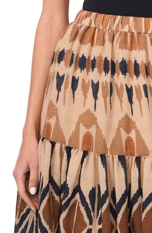 HALOGEN HALOGEN® GEO PRINT FULL MAXI SKIRT