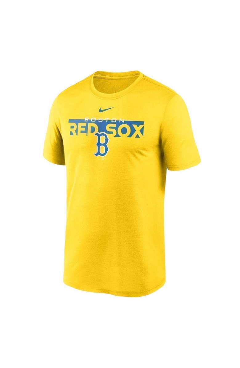 Nike Men's Nike Yellow Boston Red Sox 2022 City Connect Legend Performance T-Shirt, Alternate, color, 