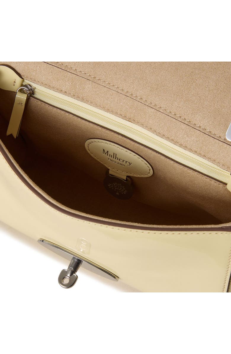 Mulberry Lily Patent Leather Satchel, Alternate, color,