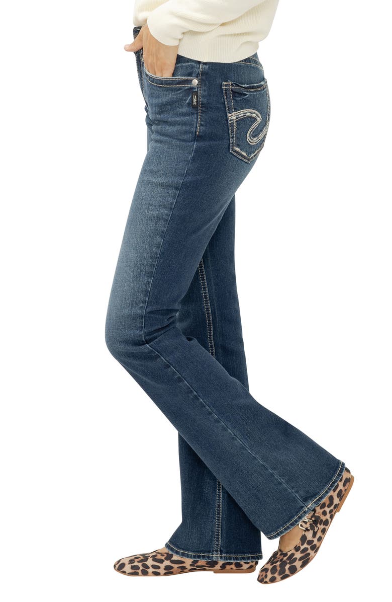 Silver Jeans Co. Avery High Waist Slim Bootcut Jeans, Alternate, color, 