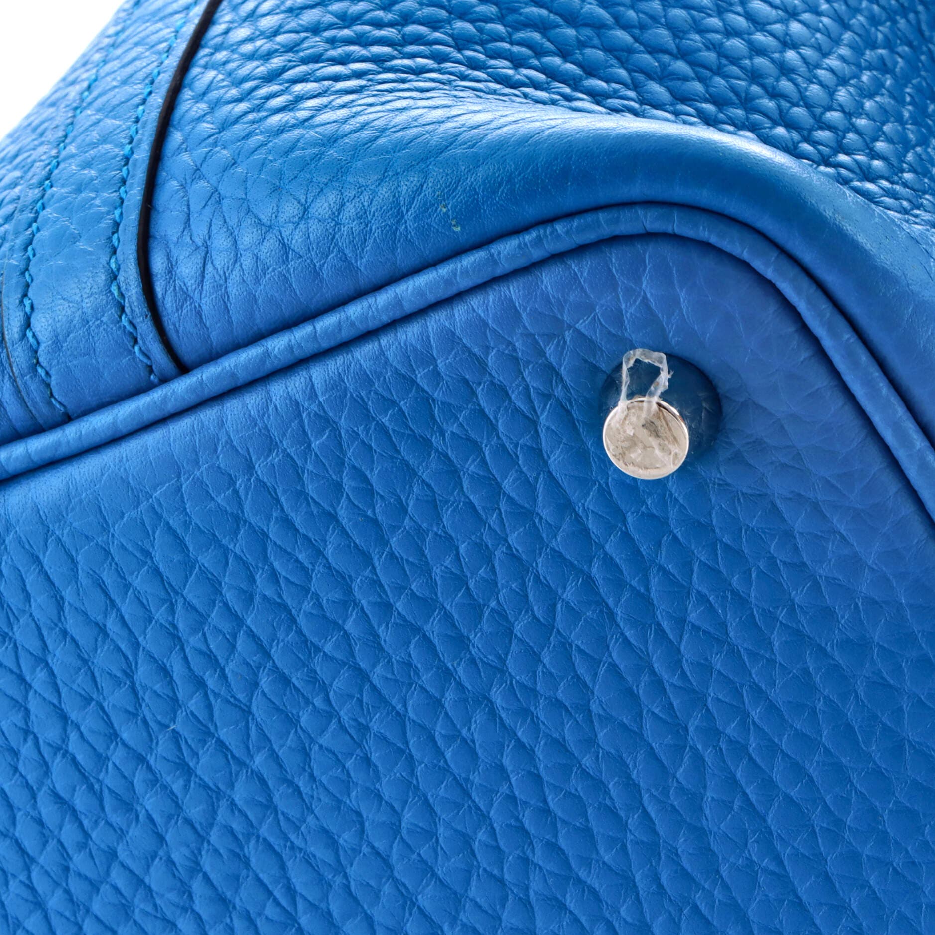 Pre-Owned Hermes Picotin Lock Bag Clemence PM, Alternate, color, Bleu Zanzibar