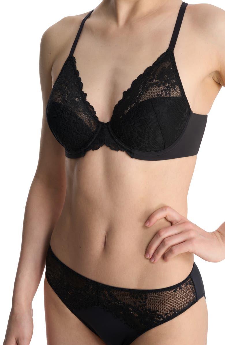 Natori Heavenly Underwire Convertible Plunge Bra, Alternate, color,