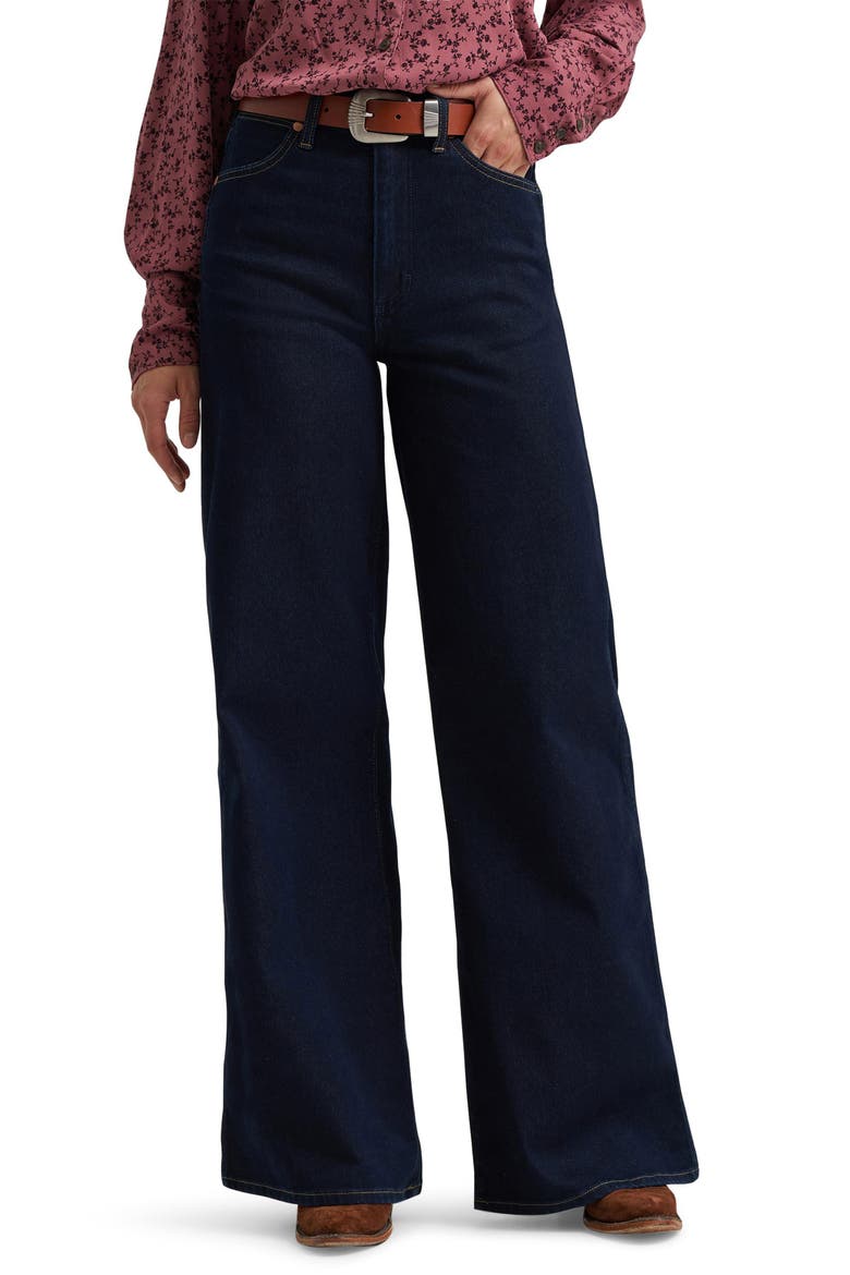 Canyon High Waist Wide Leg Jeans, Main, color, DENIM LINES