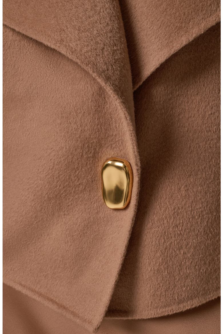 Wool Blend Wrap Jacket, Alternate, color, CAMEL