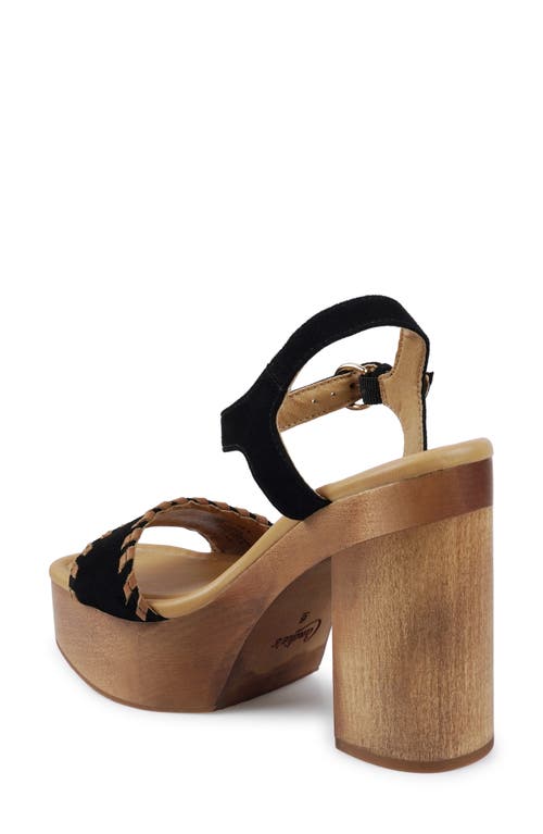 Candies Candie's Michell Platform Slide Sandal In Black