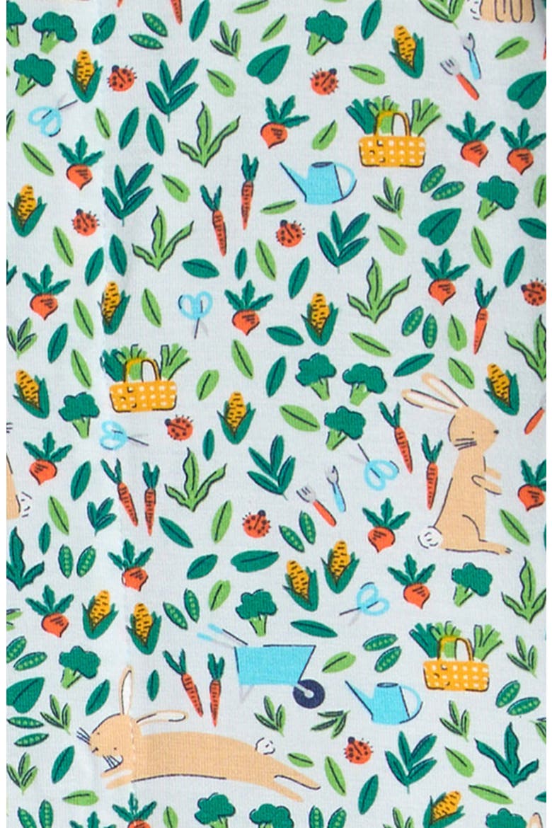 Bunny Garden Magnetic Footie, Alternate, color, BUNNY GARDEN